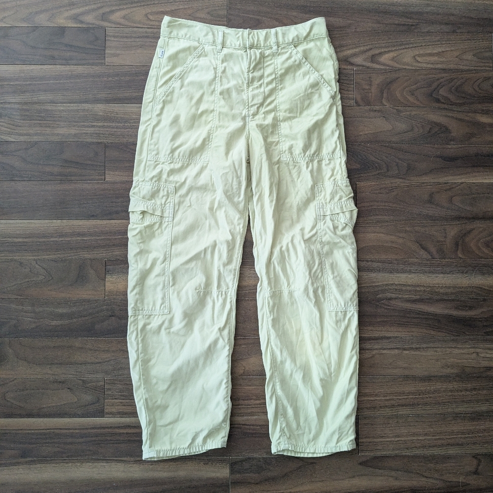 Citizens Of Humanity Light Yellow Cargo Pants